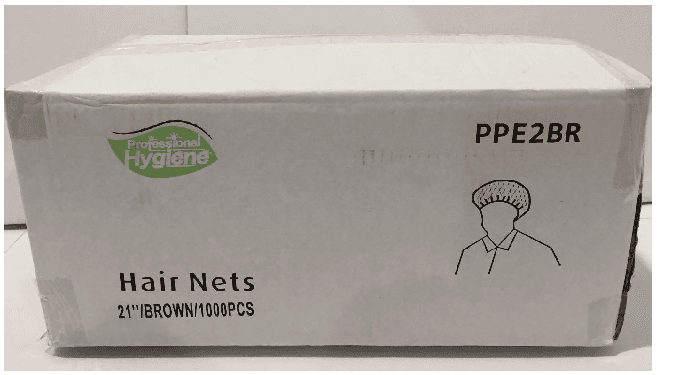 Brown Nylon Hairnet (21")